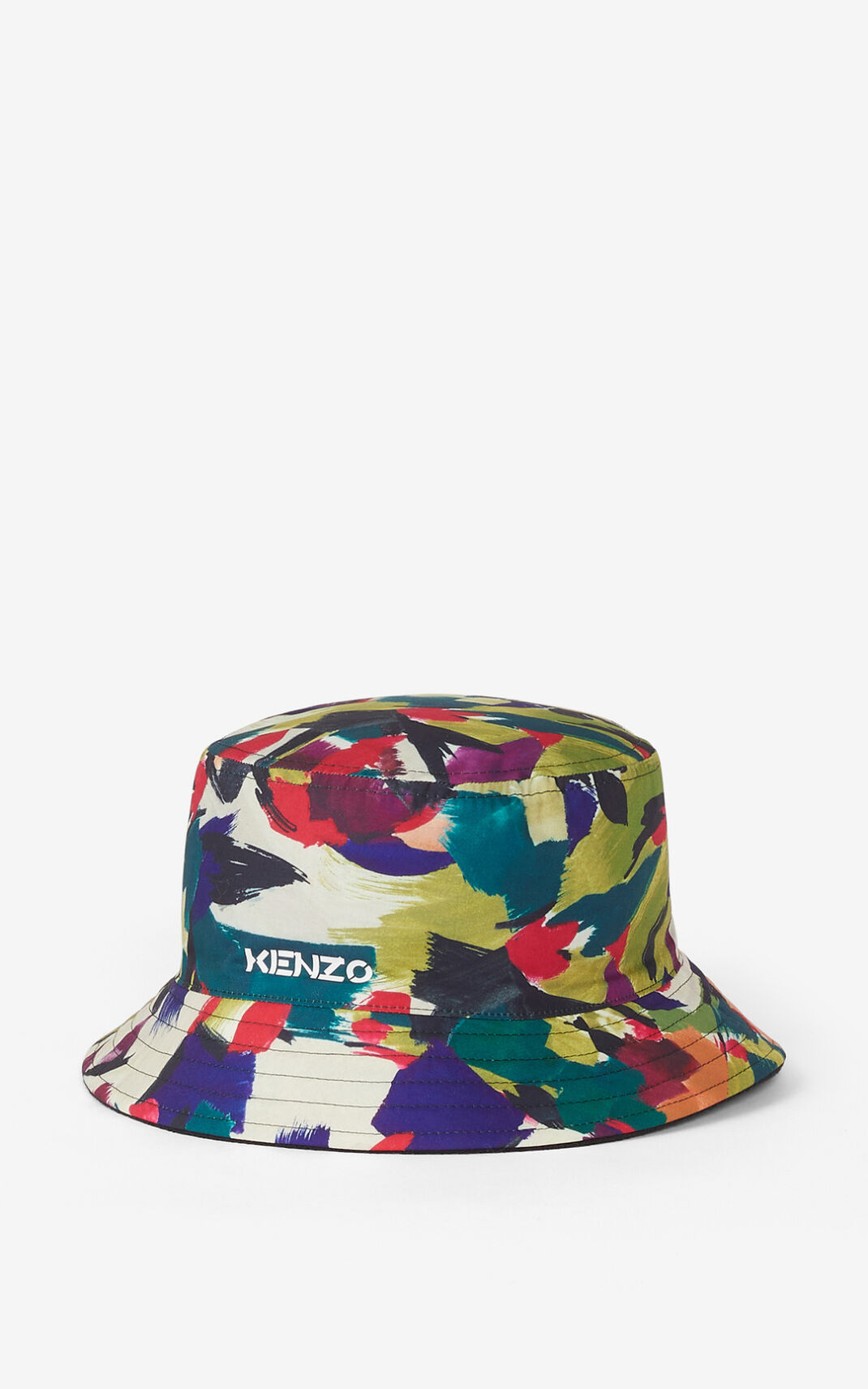 Chapeau Kenzo Archive Floral reversible Homme Vert Olive | VXQK-04862